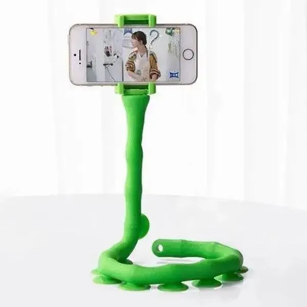 Тримач для телефону із присосками Cute Worm Lazy Holder Черв'як з поворотом на 360 градусі