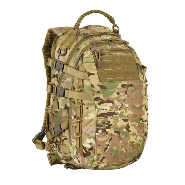 Рюкзак 25 л M-Tac Mission Pack Laser Cut MC (мультикам) з місцем для гідратора та D-кільцях на плечах — фото 5