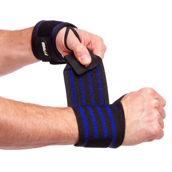 Бинти кистьові для жиму STRENGTH WRIST WRAPS TA-311 2шт синій