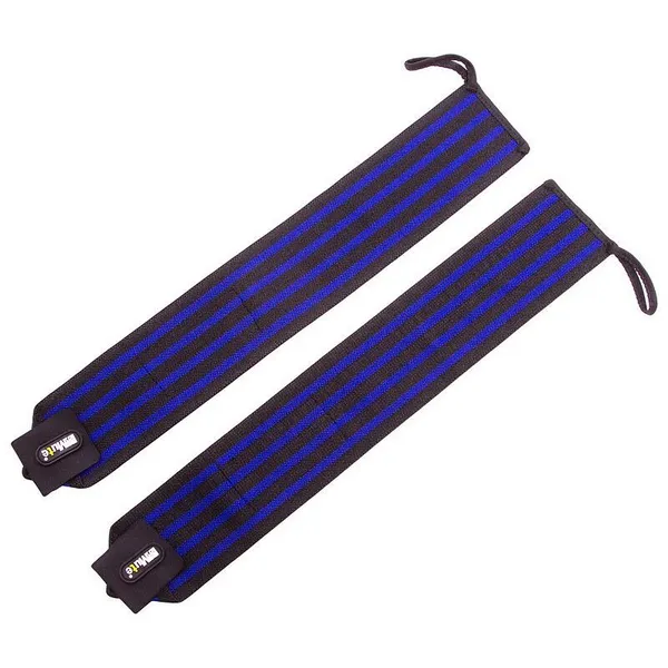 Бинти кистьові для жиму STRENGTH WRIST WRAPS TA-311 2шт синій — фото 4