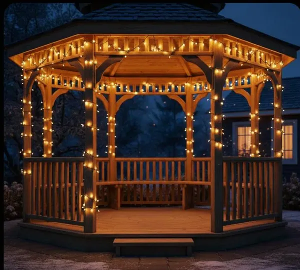 Гірлянда Вулична Нитка 7.2 м LED 100 Теплий Білий провід 1-32