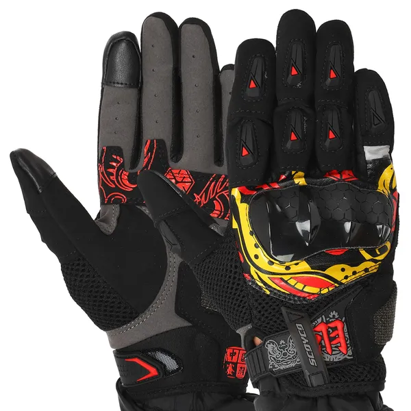 Моторукавички SCOYCO Sensor Touch MC119 XL чорний