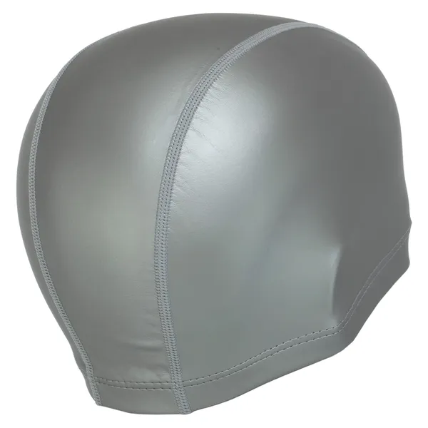 Шапочка для плавання текстильна з покриттям PU для дорослих SP-Sport PU-1BB срібний — фото 3