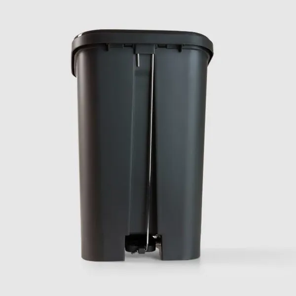 Відро для сміття з кришкою та педаллю MVM BIN-13 12L ANTHRACITE — фото 6